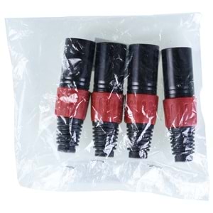 TUNEX Red Metal Xlr Canon ERKek Jak TNX-4813 RD