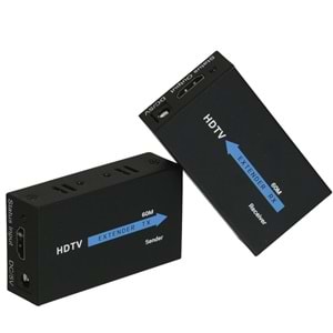 ECONEX CAT-6 to HDMI Dönüştürcü Extender (Maksimum Mesafe 60 Metre) TNX-4860