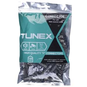 TUNEX Rg-6 20 mm Contalı F Konnektör TNX-60300