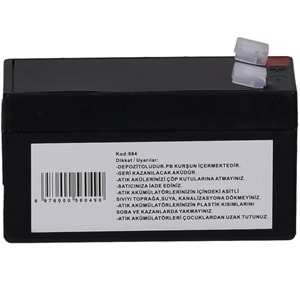TUNEX 12V 1,3A Siyah Kuru Bakımsız Akü TNXB-12V1,3A