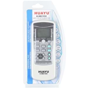 HUAYU Mitsubishi Üniversal Klima Kumandası (K-MB1550) TR-057