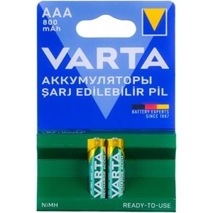 VARTA 800 Mah AAA Şarjlı İnce Kalem Pil VRT-56703