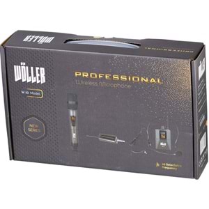 WÖLLER Uhf Tek El Şarjlı Kablosuz Mikrofon W-10 E