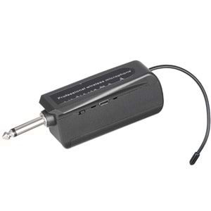 WÖLLER Uhf Tek Yaka Şarjlı Kablosuz Mikrofon W-10 Y