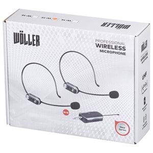 WÖLLER Uhf Tek Yaka Şarjlı Kablosuz Mikrofon W-15 Y