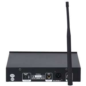WÖLLER Uhf Tek Yaka Anti Feedback Dijital Kablosuz Mikrofon W-301 Y