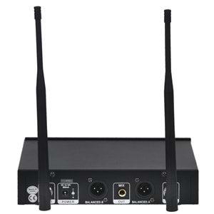 WÖLLER Uhf 2 Yaka Anti Feedback Dijital Kablosuz Mikrofon W-302 YY