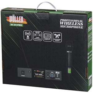 WÖLLER Uhf Tek El Dijital Kablosuz Mikrofon W-311 PRO-E