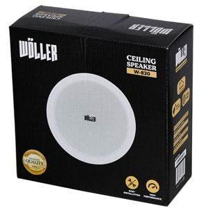 WÖLLER 30W 20 Cm 100V Tavan Hoparlörü W-830 T