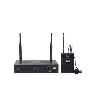 WÖLLER Uhf 48 Farklı Frekans Telsiz Yaka Mikrofon W-850 Y