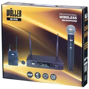 WÖLLER Uhf Tek El Kablosuz Mikrofon W-910 E