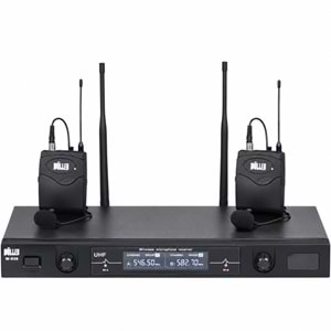 WÖLLER Uhf 2 Yaka Kablosuz Telsiz Mikrofon W-930 YY