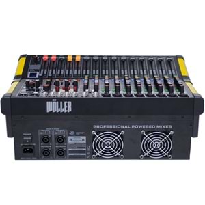 WÖLLER 12 Kanal 2X1000W Usb-Bt Çift Efekt Power Mixer W12-R2000