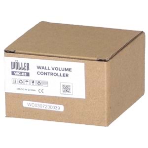 WÖLLER 10W Sıva Altı Duvar Tipi Volüm Kontrol WC-03