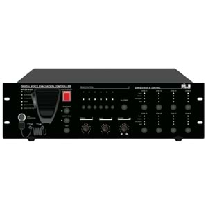 WÖLLER EN54 250W 100V 8 Bölge Kontrollü EN54 Evac Amfi WPER-8250