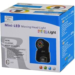 WIEDER 7X10W Rgb Dmx Shakıng Head Işık WR-130