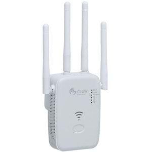 GLOW 300 Mbps 4 Antenli Wi-Fi Sinyal (Repeater) Güçlendirci WR-29Q