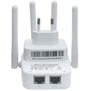 GLOW 300 Mbps 4 Antenli Wi-Fi Sinyal (Repeater) Güçlendirci WR-29Q