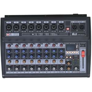WÖLLER 8 Kanal 2X200W Usb-Bt 16 Dsp Efect Power Mixer WRP-8400