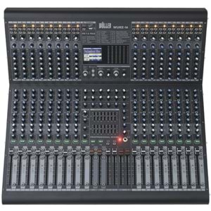 WÖLLER 16 Kanal 8 Aux 99 DSP USB Bluetooth Deck Mixer WURZ-16