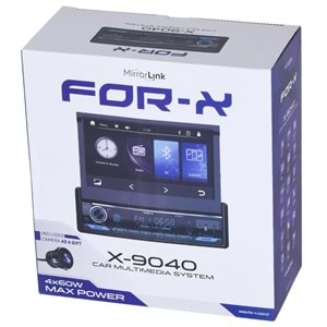 FOR-X 7'' Usb-Sd-Bt Mirrorlink Indash Oto Teyp X-9040