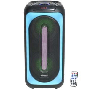 GOLDMASTER Bluetooth ve USB Girişli Şarjlı Işıklı Neon Dj Müzik Sistemi X-90 NEON