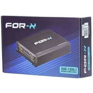 FOR-X Tek Kanal 1200 W Bass Kontrollü Oto Amfi XAE-1200.1