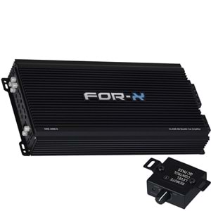 FOR-X 5 Kanal 4X100+350W 12V Bas Kontrollü Oto Amfi XAE-4000,5 12V