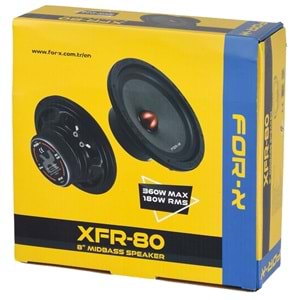 FOR-X 20 Cm 360W Midrange Oto Hoparlör XFR-80