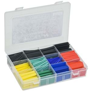 FOR-X 530 Adet Çeşitli Ölçülerde Isı İle Daralan Makaron XHS-530