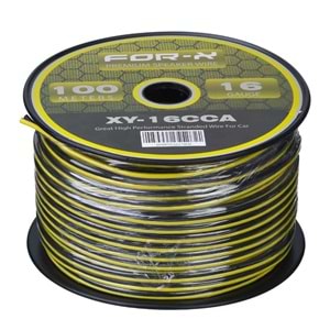FOR-X 16 Ga 2X1,5 Hoparlör Kablosu 100-Mt Lik Top XY-16 CCA