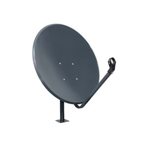 YARKIN 75 Cm Ofset Çanak Antrasit Renk Anten YR-75 60 MM GRİ