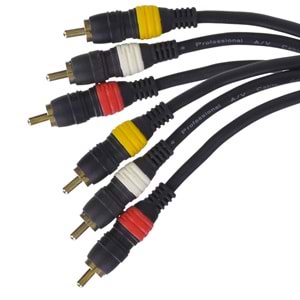 TUNEX 3 Rca ERKek-3 Rca ERKek 10 Mt Kablo ZK-715-10