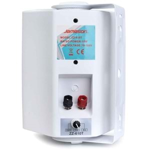 JAMESON 10Cm 30W 100V Beyaz Sütun Hoparlör ZZ-610 W