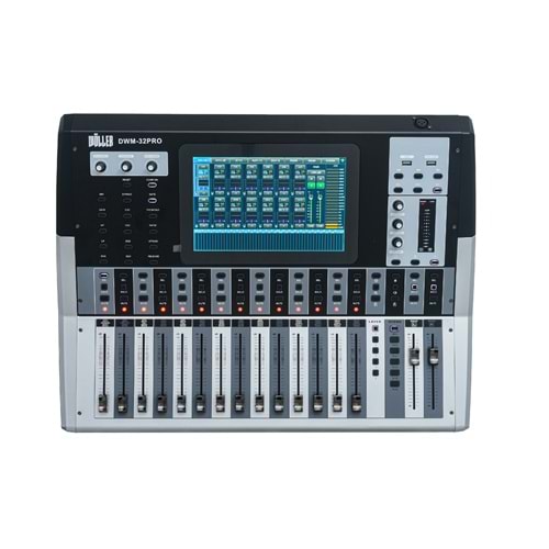 WÖLLER 32 Kanal Digital Mixer 28 Mono 2 stereo Kanal 14 Aux DWM-32 PRO
