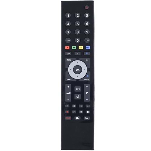 ECONEX Arçelik Beko Gri Göbek 3D ? @ Tuşlu Led Tv Kumanda EC-303