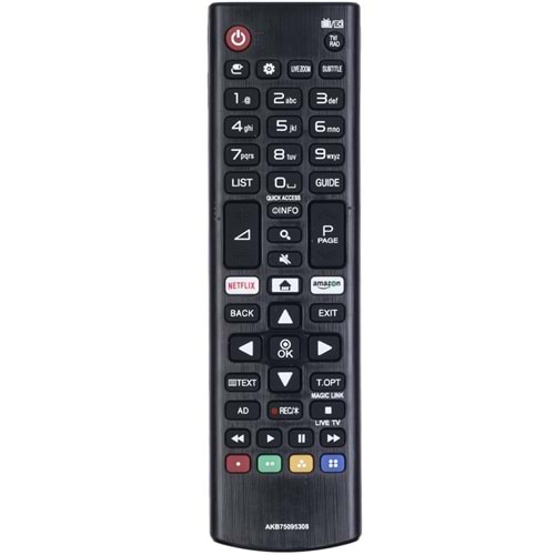 ECONEX Lg Netflix Amazon Tuşlu Led Tv Kumanda EC-504