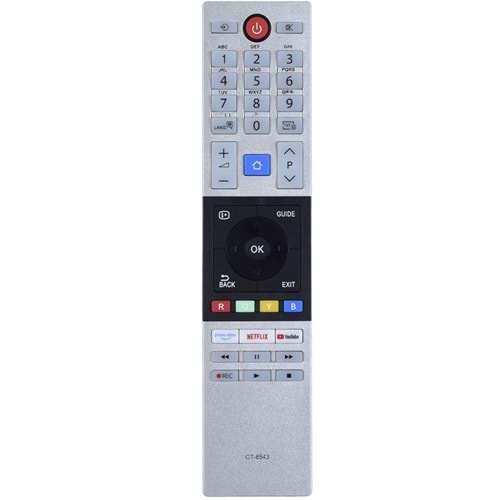 ECONEX Toshiba Netflix Prime Video Youtube Tuşlu Led Tv Kumanda EC-761