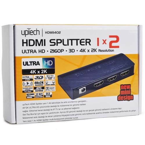 UPTECH 2 Lİ Hdmı Splitter HDMI-1402
