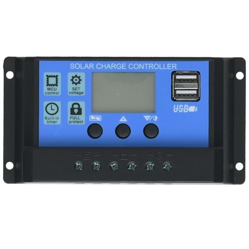 HIGHTEK 12-24V 30A Solar Şarj Kontrol HT-30