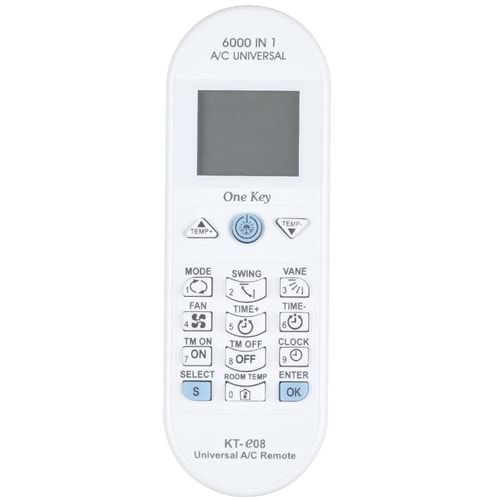 TUNEX 6000 İn 1 Akıllı Klima Kumanda KT-E08