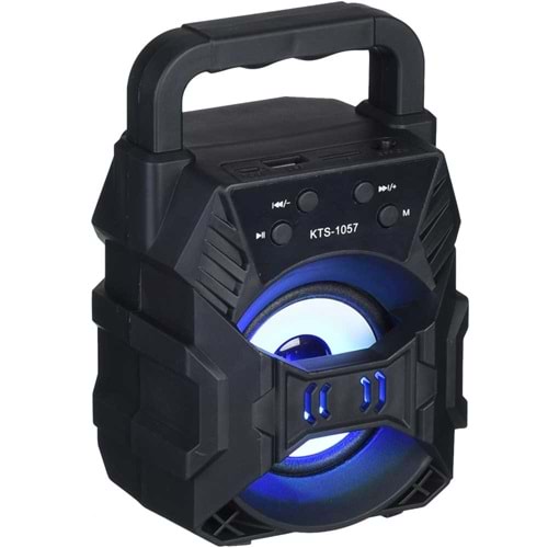 KBROAD 3 inc Bluetooth FM Radyo USB Girişili Şarjlı Ses Sistemi KTS-1057
