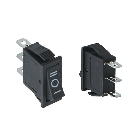 HIGHTEK Tekli Dar Işıksız Anahtar On Off On 3P LDS115