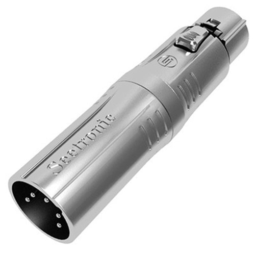 SEETRONIC 5 Pin Xlr Erkek - 3 Pin XLR Dişi Jak Çevirici MA5M3F