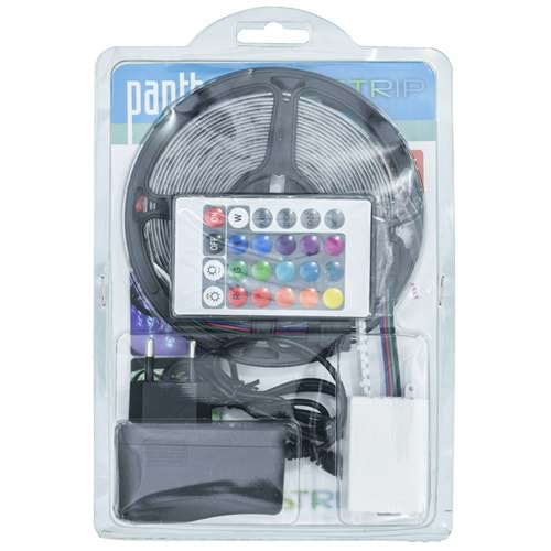 PANTHER 2835 5 Mt RGB Slikonlu Şerit Led Set PT-RGB SET