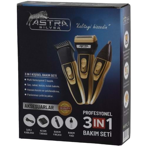 ASTRA Silver 3 İN 1Traş Makinesi RD-6360
