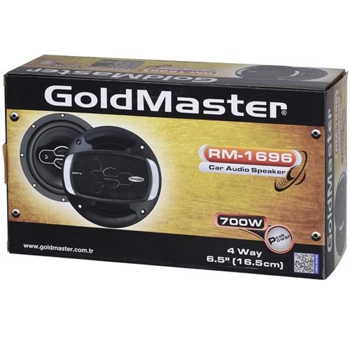 GOLDMASTER 16 Cm 700W Tweeter li Oto Hoparlör RM-1696