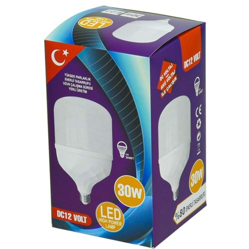 SECONDER 12V 30W Torch Led Ampul SC-1230