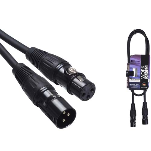 S.WIELER Xlr Erkek - Xlr Dişi Kablo Uzunluğu: 1 Metre SX-1M