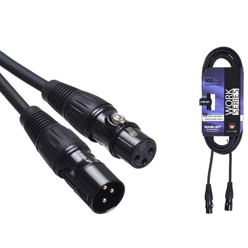 S.WIELER Xlr Erkek - Xlr Dişi Kablo Uzunluğu: 5 Metre SX-5M